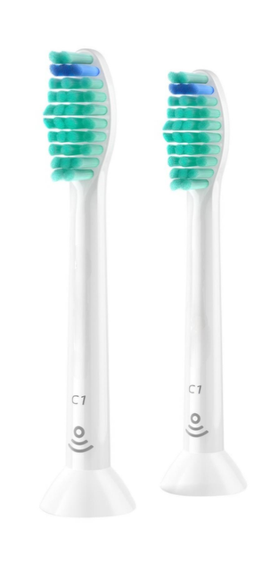 Насадки сумісні з зубною щіткою PHILIPS С1 ProResults 2 шт. Білий Насадки сумісні з зубною щіткою PHILIPS С1 ProResults 2 шт. Білий