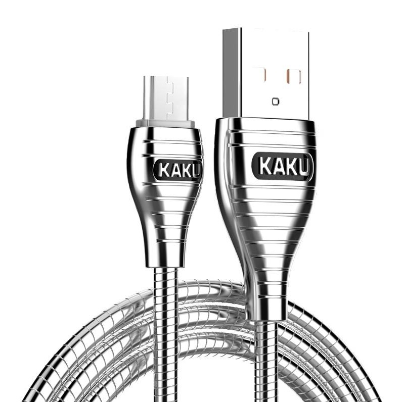 Кабель iKaku ALLOY 2,8A 1 м Silver (13020)
