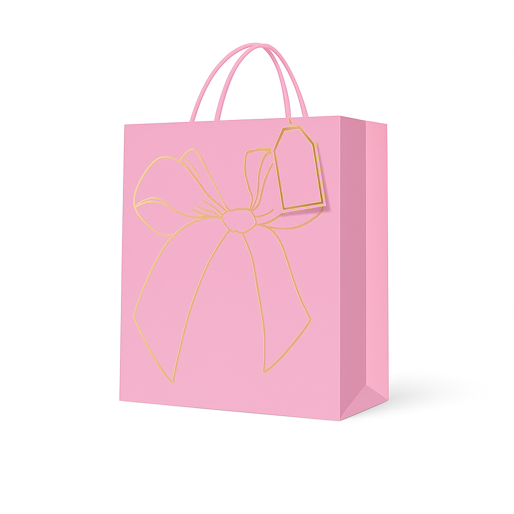 Подарочный пакет Stenson Bow R97069-S бумажный 18х23х10 см Розовый (26815774) - фото 1 Подарочный пакет Stenson Bow R97069-S бумажный 18х23х10 см Розовый (26815774) - фото 1