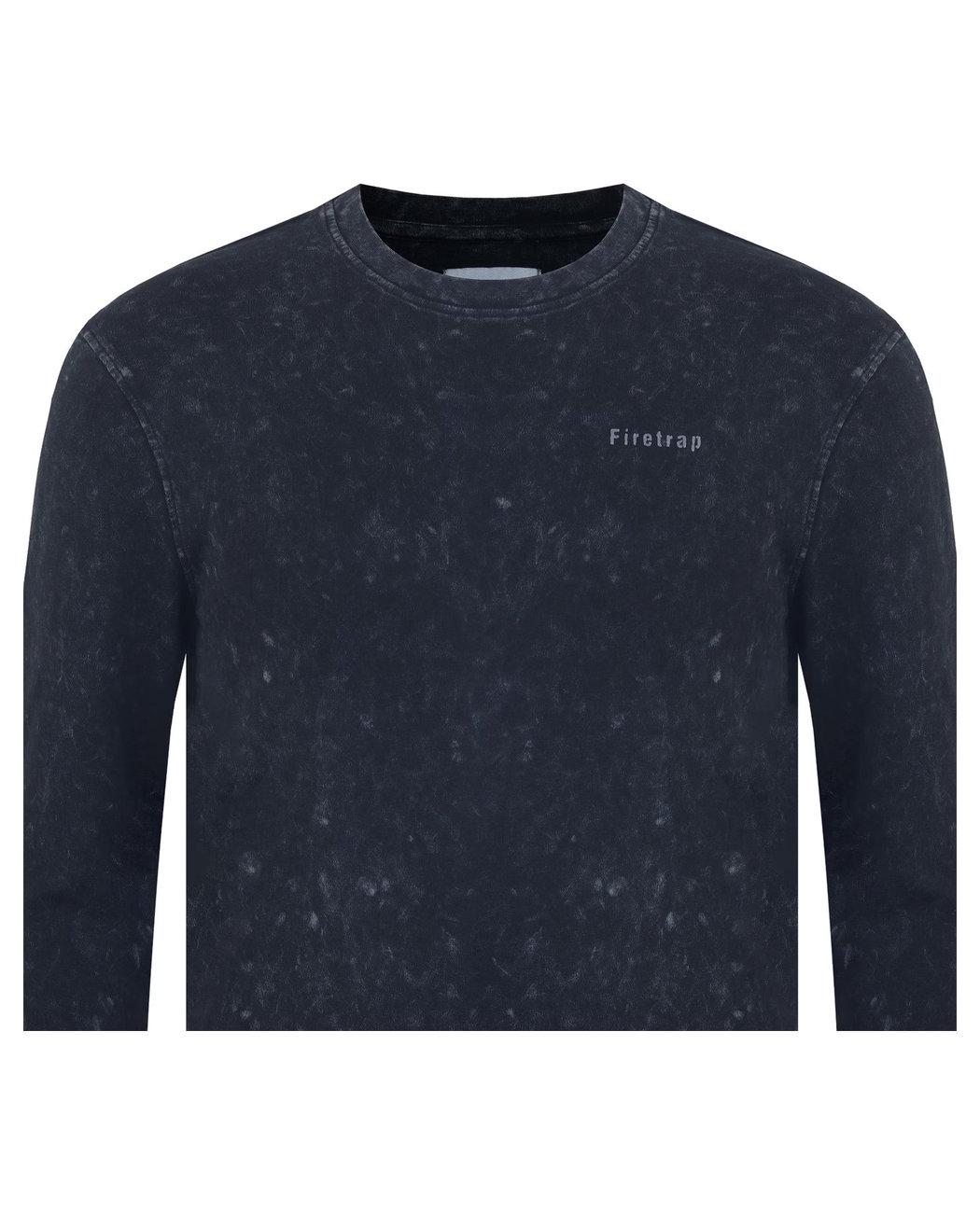 Футболка мужская Firetrap 58800603 с длинным рукавом XL Черный (2588006034307) - фото 2