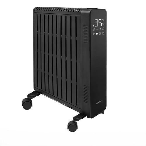 Масляный электрический отопитель Kaminer Arvell 28478 2500 Вт 11 секций с Wi-Fi пультом и термостатом Черный