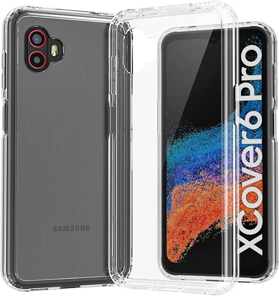 Чехол Silicone Case WS Samsung Xcover 6 Pro (G736) Прозрачный
