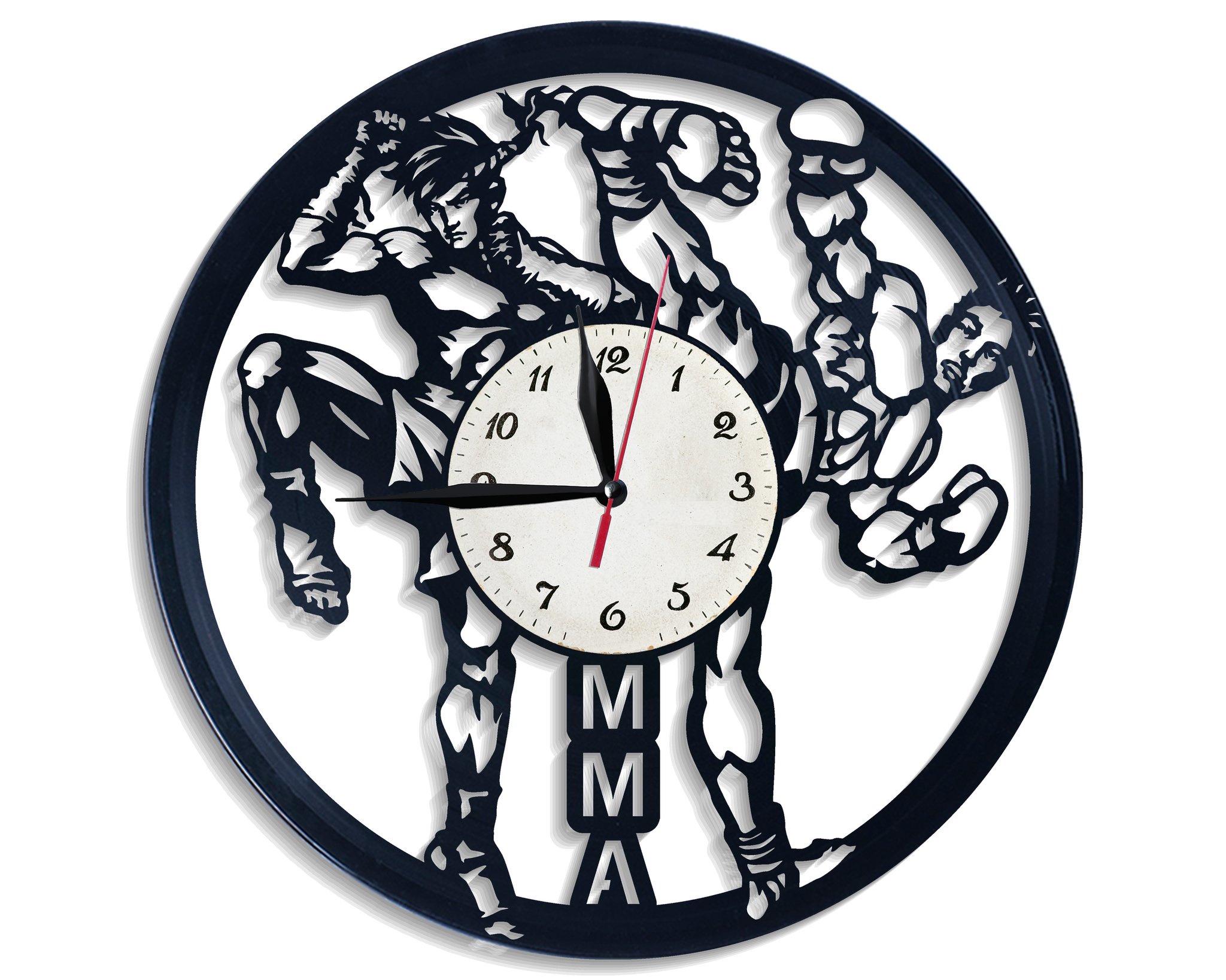 Часы настенные MMA 2743 из виниловой пластинки