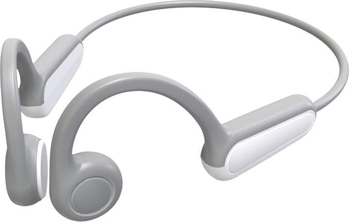 Наушники с костной проводимостью Langsdom BE-13 Pro Bluetooth 5.4 Бело-серый (26874589)