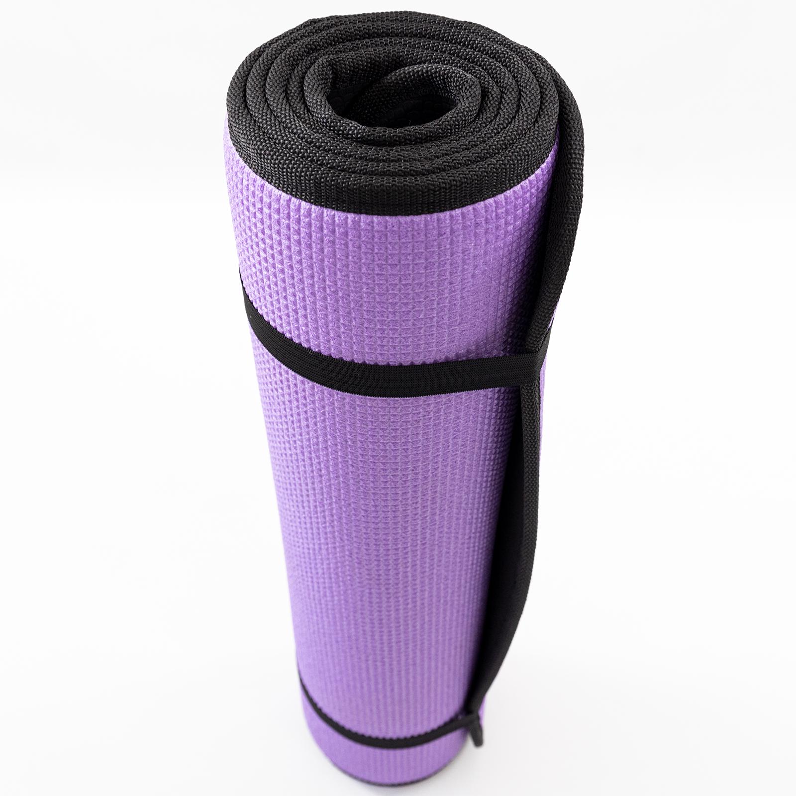 Коврик для йоги и фитнеса EVA Osport Yoga Pro/8 мм Черно-фиолетовый (OF-0275) - фото 8 Коврик для йоги и фитнеса EVA Osport Yoga Pro/8 мм Черно-фиолетовый (OF-0275) - фото 8
