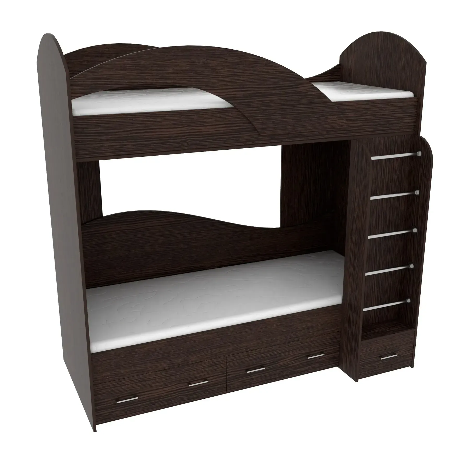 Кровать двухэтажная Kontinent 80х200 см Венге Магия (65535312)