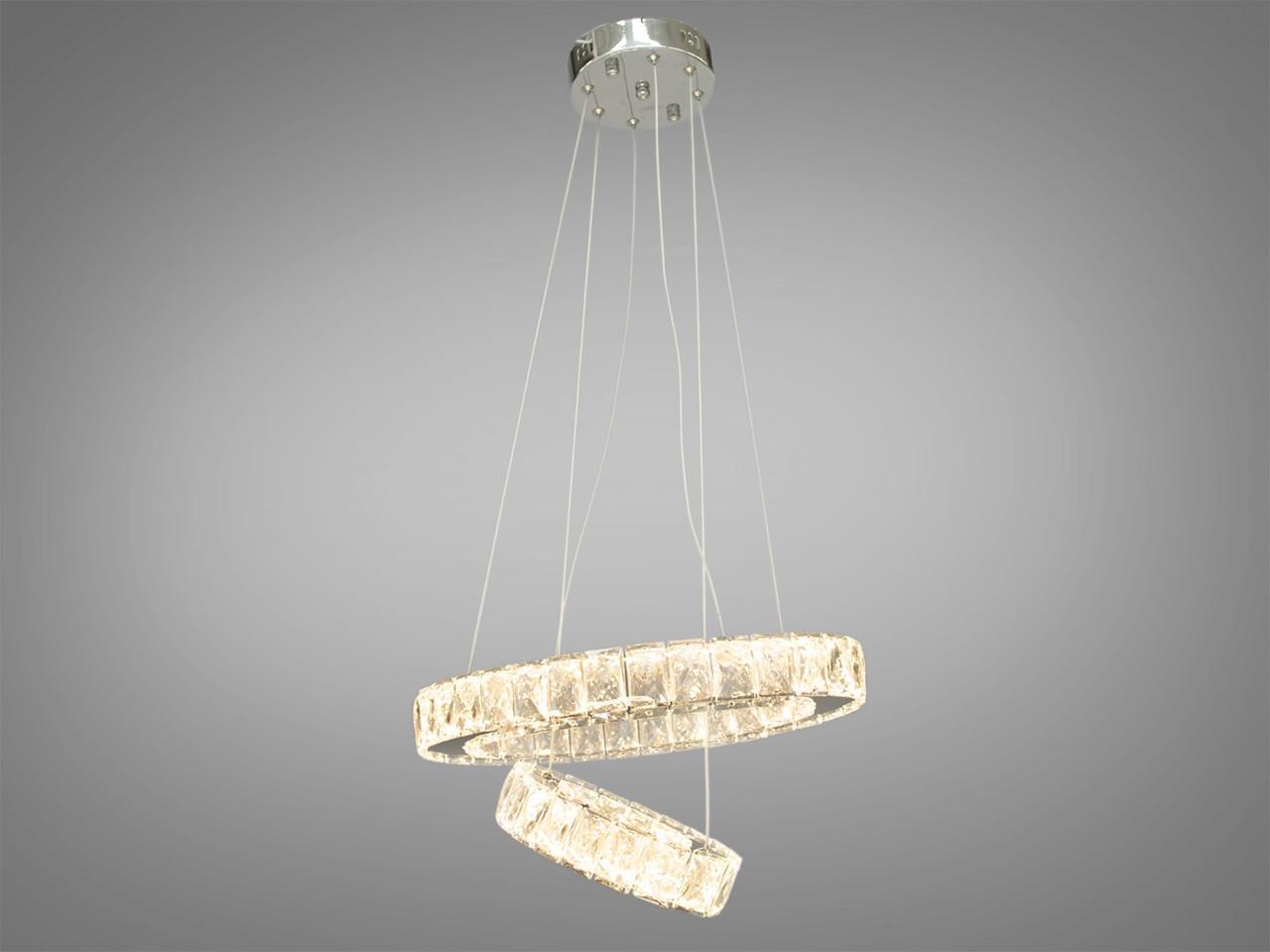 Люстра-підвіс кришталева LED 7242-7A/400+230 (2437589221)