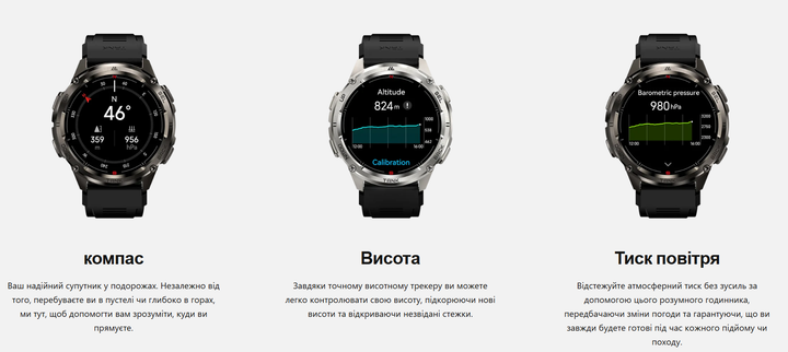 Смарт-годинник Kospet Tank T3 Ultra 2 модуль GPS Special Edition два ремінці Silver (18652) - фото 14