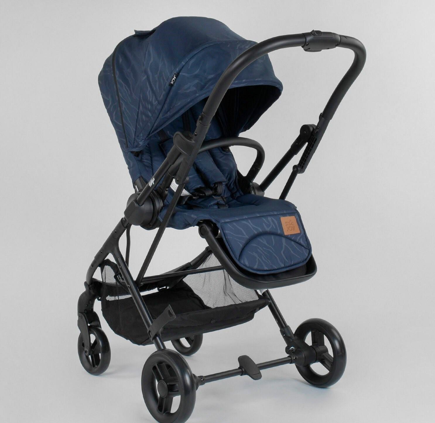 Коляска прогулянкова Joy Liliya 66916 зі сталевою рамою/футкавером/підсклянником (23874741) - фото 2 Коляска прогулянкова Joy Liliya 66916 зі сталевою рамою/футкавером/підсклянником (23874741) - фото 2