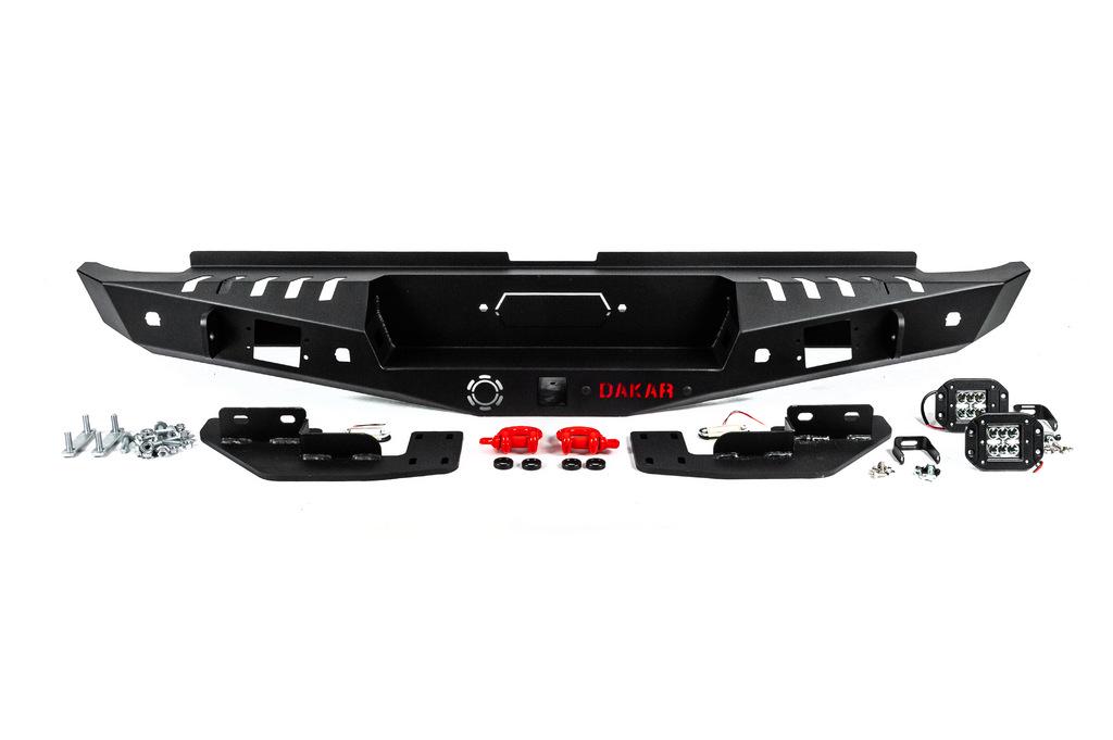 Бампер задний усиленный Dakar V2 для Ford Ranger 2011-2022 (113300) - фото 4