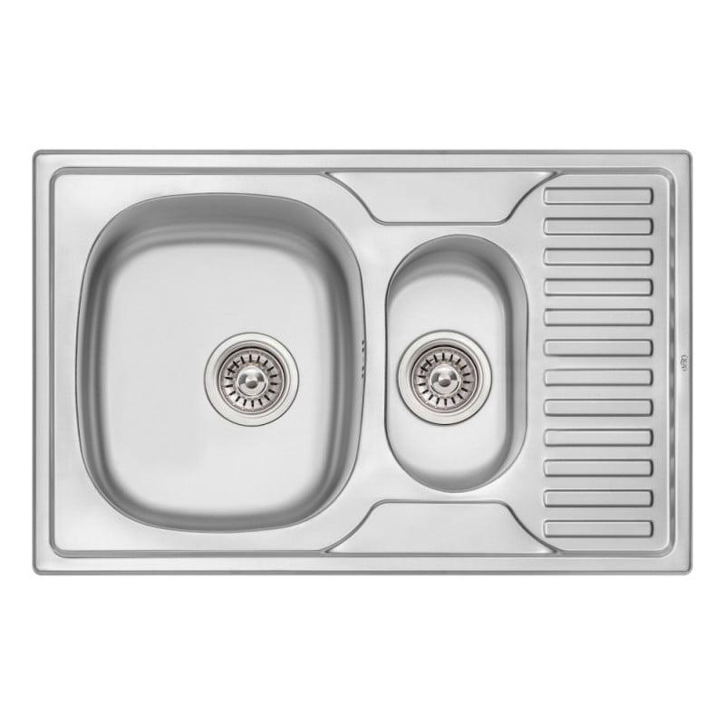 Мойка кухонная Q-tap 7850-B Micro Decor 0,8 мм (QT7850BMICDEC08)