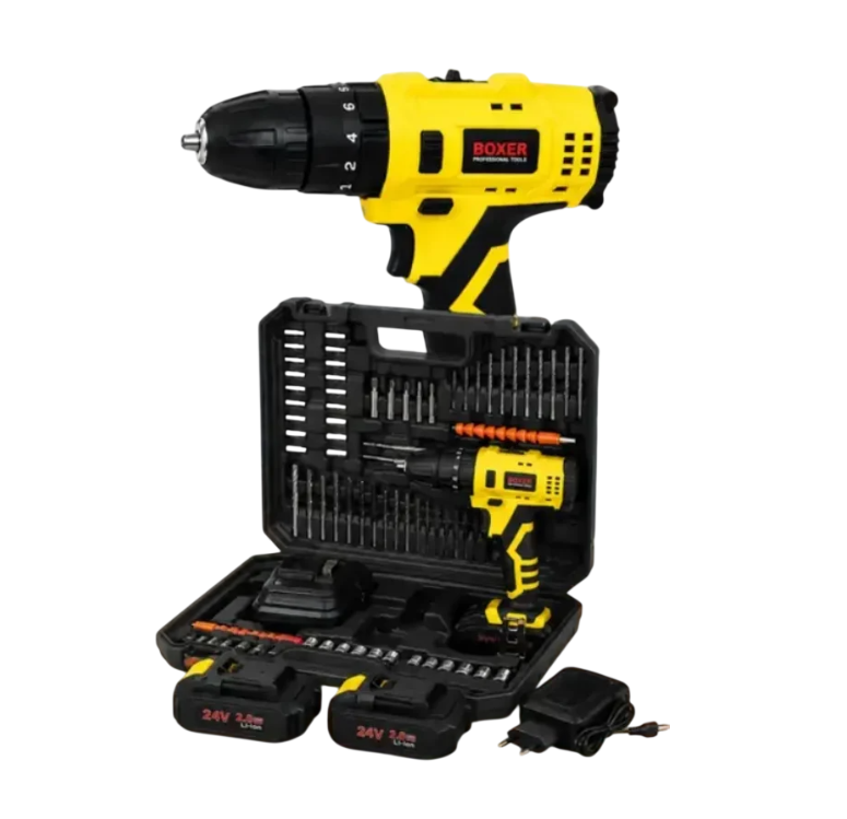 Шурупокрут акумуляторний BOXER SR-004 24 В 2×2 А/год 2 акумулятори (SR-004) Шурупокрут акумуляторний BOXER SR-004 24 В 2×2 А/год 2 акумулятори (SR-004)