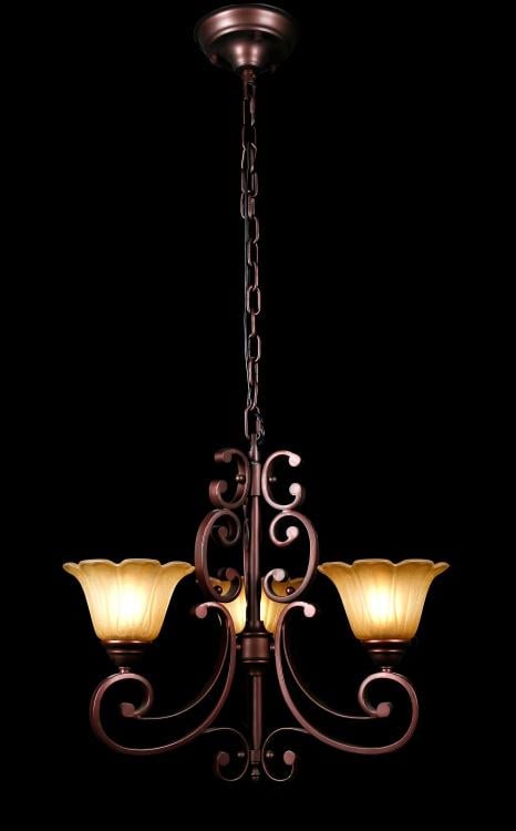 Люстра с плафонами Ray L2238CG2/3 W0566 (IR006621)