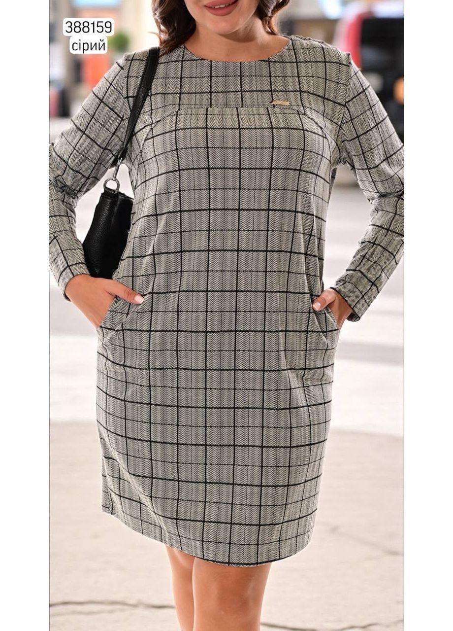 Сукня жіноча трикотажна Anastasimo 4XL Сірий (535 Сірий 4XL ) - фото 3 Сукня жіноча трикотажна Anastasimo 4XL Сірий (535 Сірий 4XL ) - фото 3