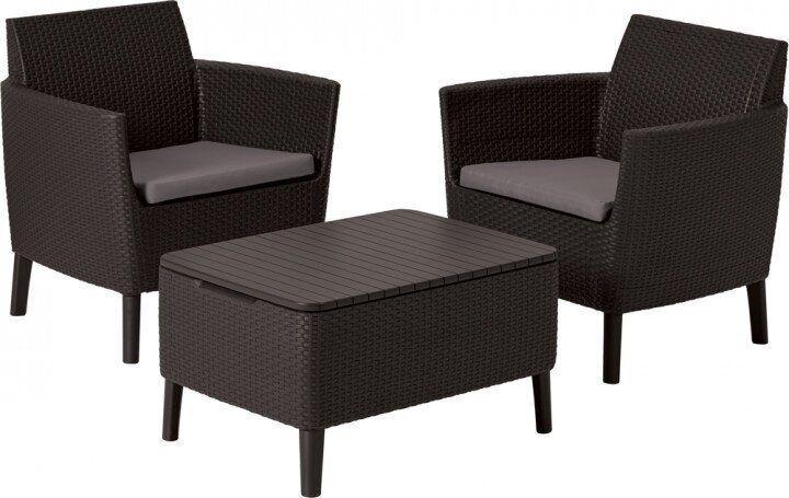 Набір пластикових меблів Keter Salemo Balcony Set Коричневий (236845)