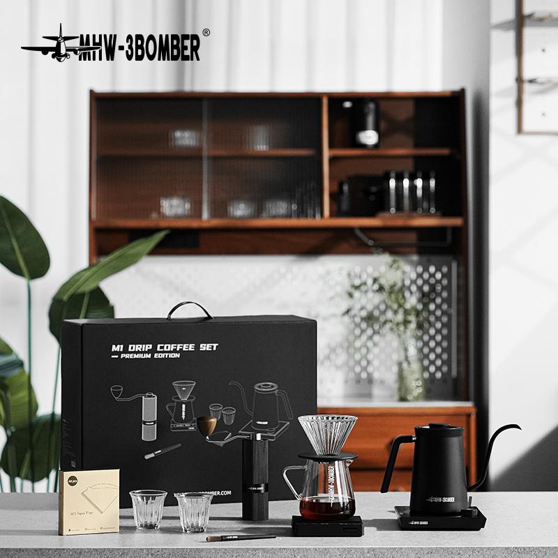 Подарунковий набір бариста MHW-3BOMBER Assassin M1 Drip Coffee Set 9в1 Чорний (CS7006B-OS) - фото 2 Подарунковий набір бариста MHW-3BOMBER Assassin M1 Drip Coffee Set 9в1 Чорний (CS7006B-OS) - фото 2