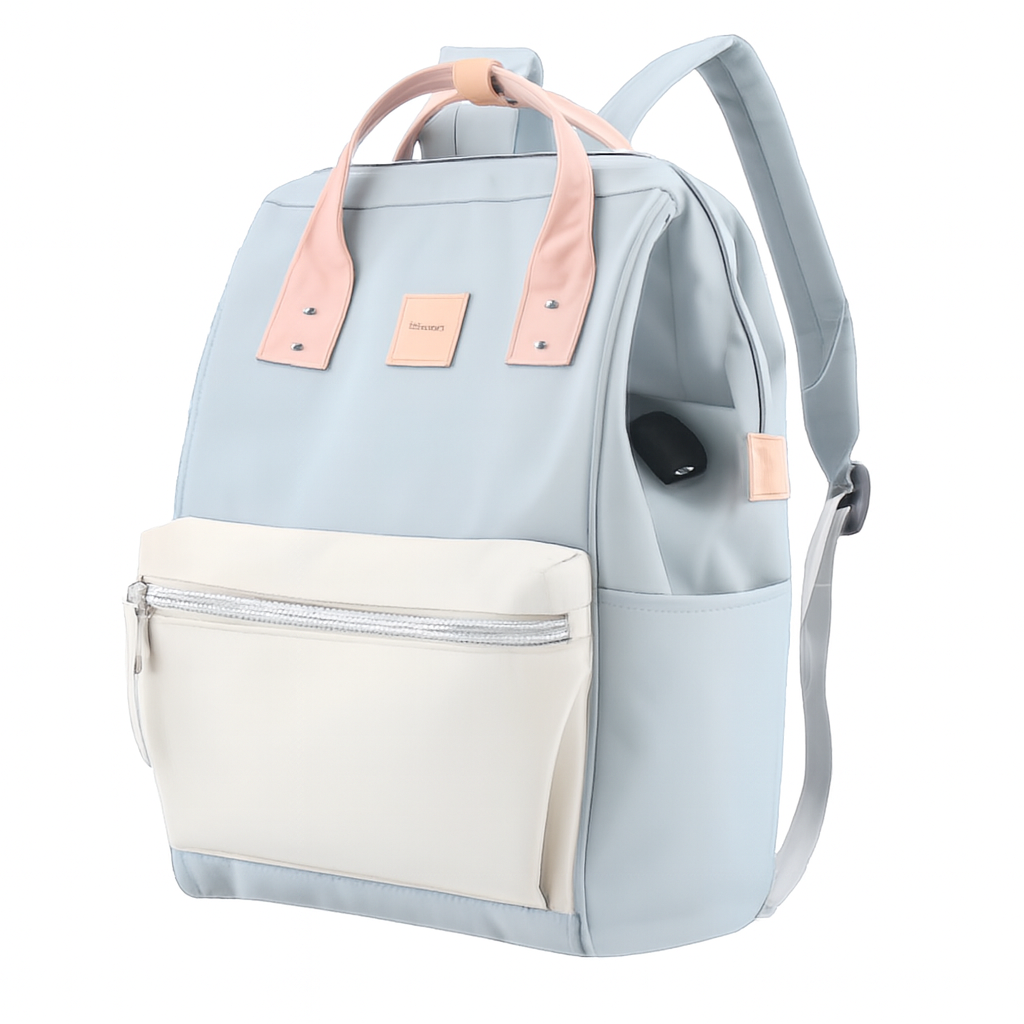 Рюкзак женский для ноутбука Himawari R37002 USB влагостойкий 40х28х17 см Голубой (32163532) Рюкзак женский для ноутбука Himawari R37002 USB влагостойкий 40х28х17 см Голубой (32163532)