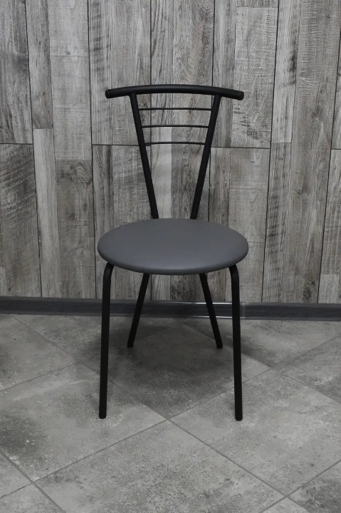 Стілець кухонний Бонус 35х80 см Сірий/Чорний (2487186151)