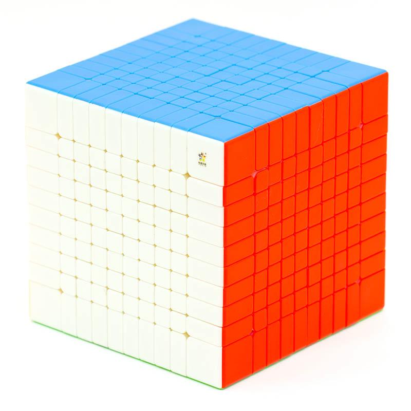 Головоломка кубик Yuxin Little Magic 10x10 без наклеек (135573)