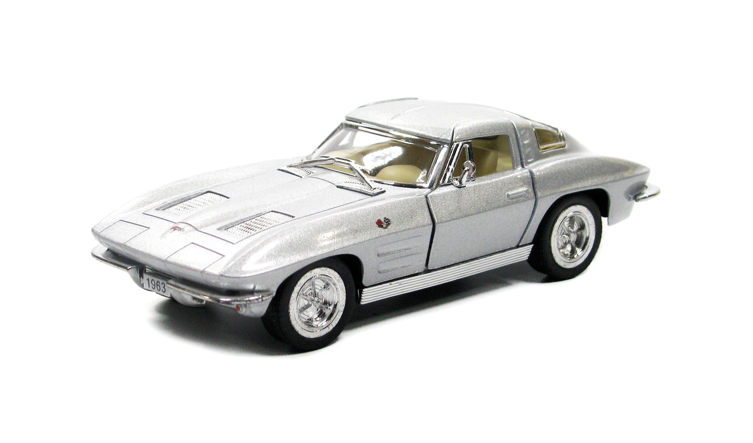 Машина металлическая KT5358W Corvette Sting Ray 1963