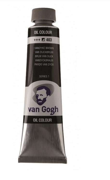 Краска масляная Rosa VAN GOGH 200 мл 403 Ван Дик коричневый (2084033 8712079326562) - фото 2