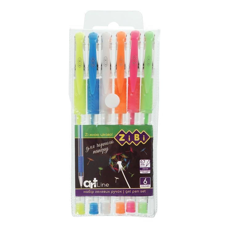 Набір ручок гелевих 6 шт. (MTT-146820)