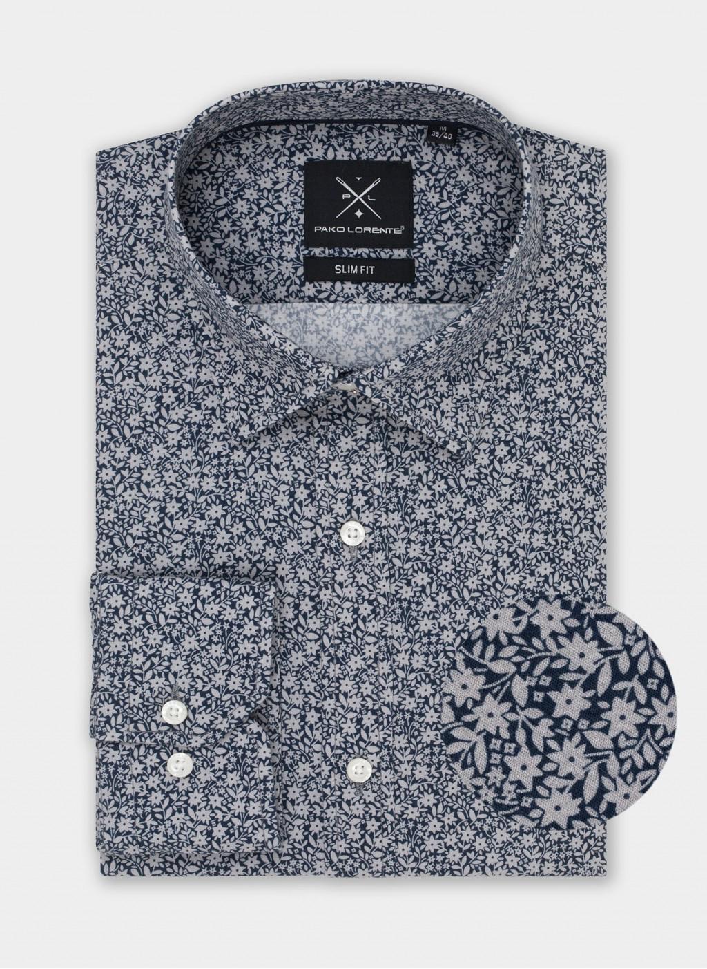 Сорочка чоловіча Pako Lorente P20WF-1X-066-G S Темно-синій - фото 4 Сорочка чоловіча Pako Lorente P20WF-1X-066-G S Темно-синій - фото 4