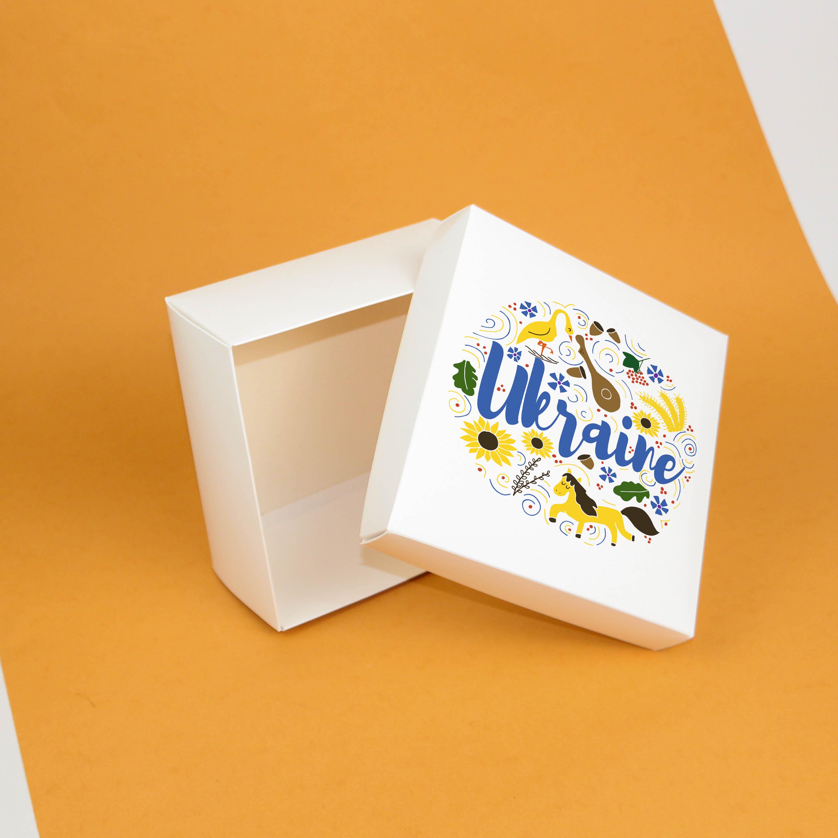 Коробка подарункова з українським орнаментом 195х195х97 мм 5 шт. - фото 2 Коробка подарункова з українським орнаментом 195х195х97 мм 5 шт. - фото 2