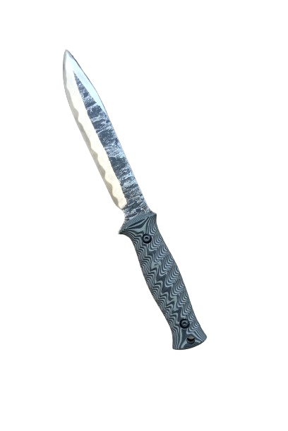Туристический нож Gorilas BBQ из стали Х12 с чехлом (KN77)