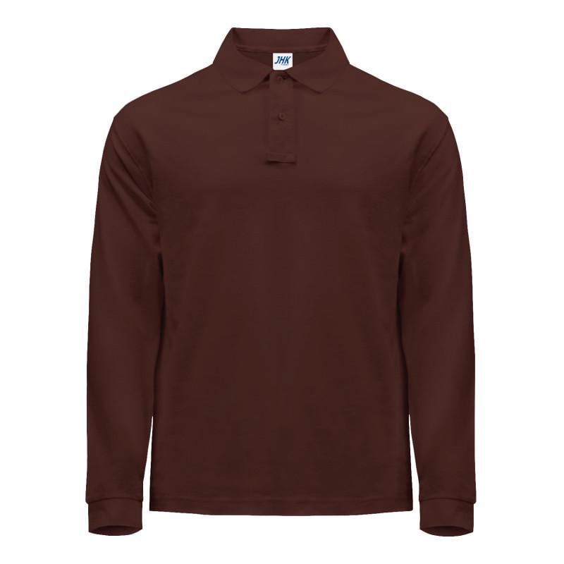 Поло JHK POLO REGULAR MAN LS L Коричневый (CH)