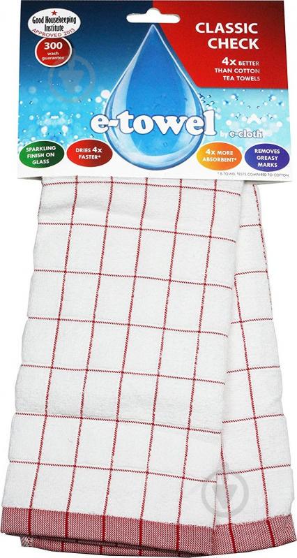 Полотенце E-cloth Classic Check Red (2300)