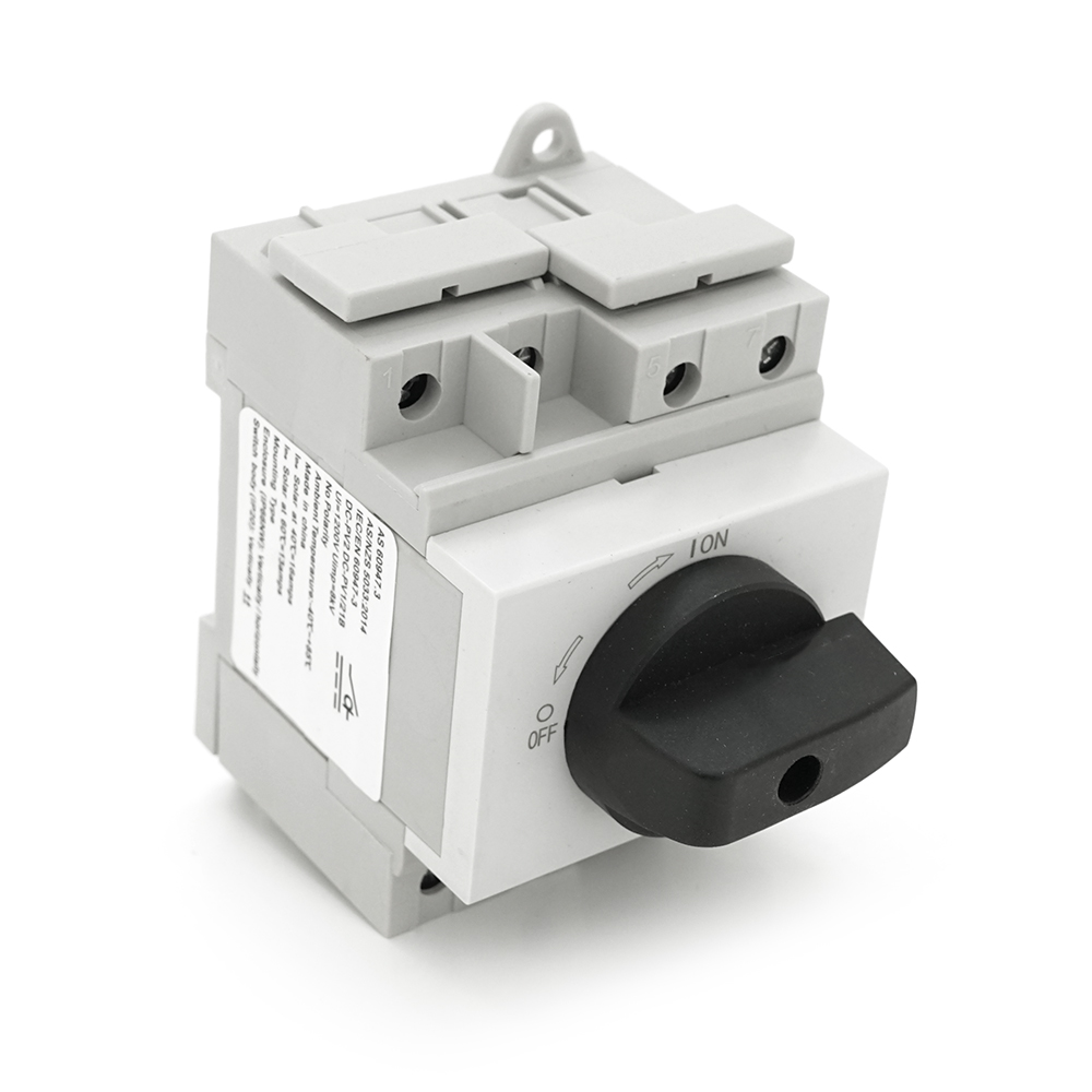 Выключатель поворотный HGN4-NL1-16 Saipwell DC1000V 4P для солнечных систем 16A (25624711)