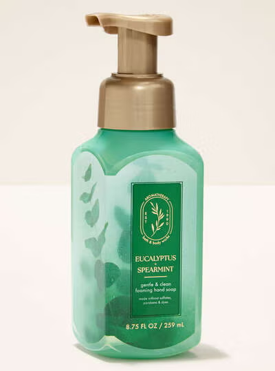 Мыло-пена для рук Bath & Body Works Eucalyptus Spearmint Gentle & Clean Foaming Hand Soap 259 мл (667659386420)
