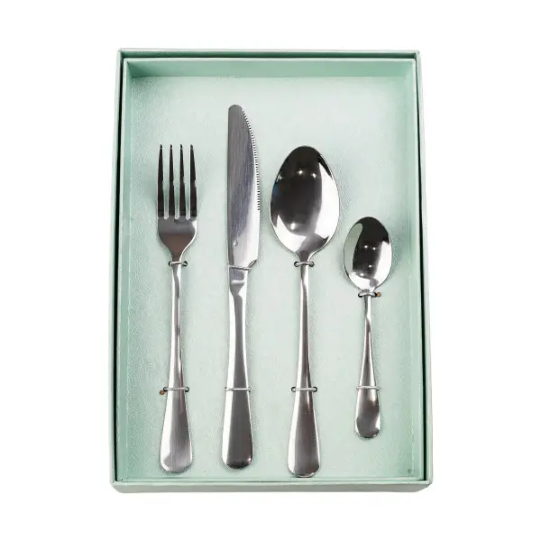 Набор столовых приборов на 6 персон Хром