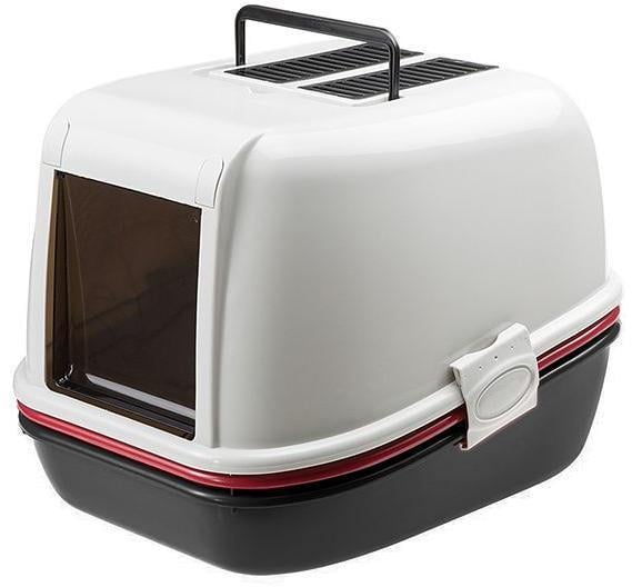 Туалет закрытый для кошек Ferplast Magix 55,5х45,5х39 см Черный (72059099)