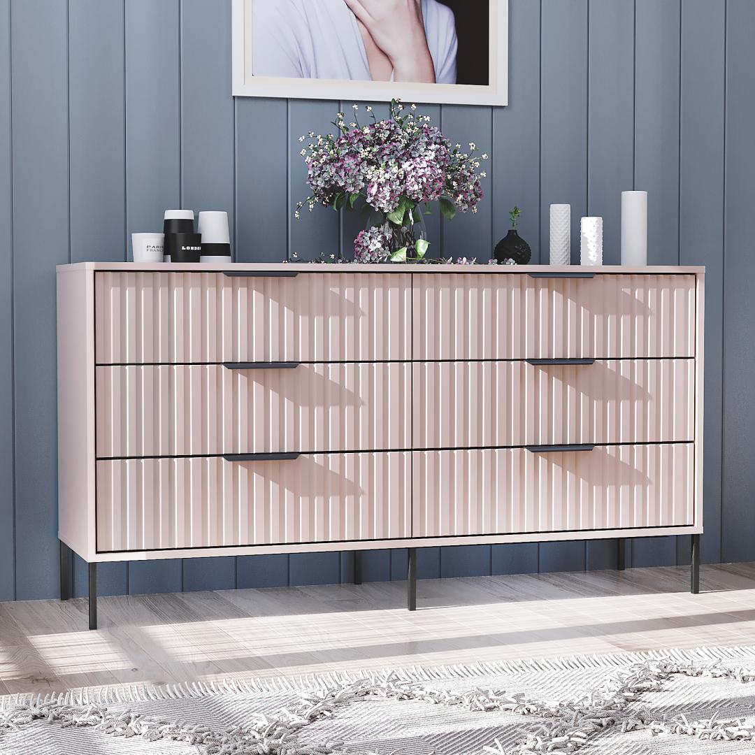 Комод DiPortes Атланта А-04 МДФ 150/80/42 см Кашемір (01221)