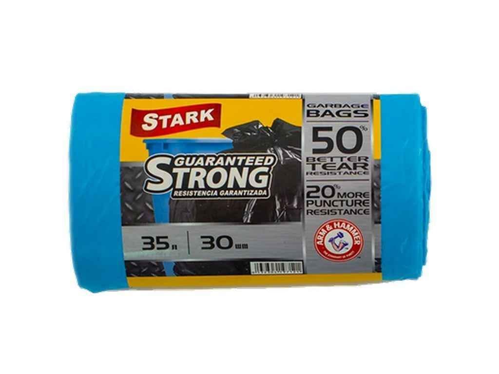 Пакеты для мусора Stark 35 л прочные 50 шт. Синий (843423)