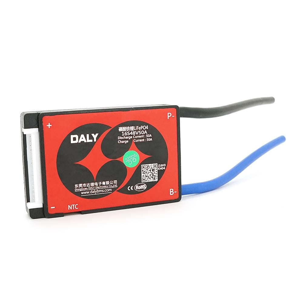 Плата BMS DaLy LiFePO4 48V 16S 50A (39396)