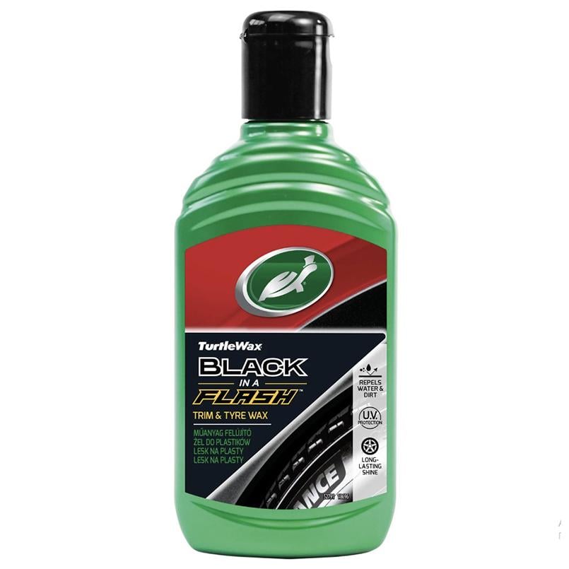 Полироль-реставратор для резины и пластика Turtle Wax Black In a Flash, 300мл