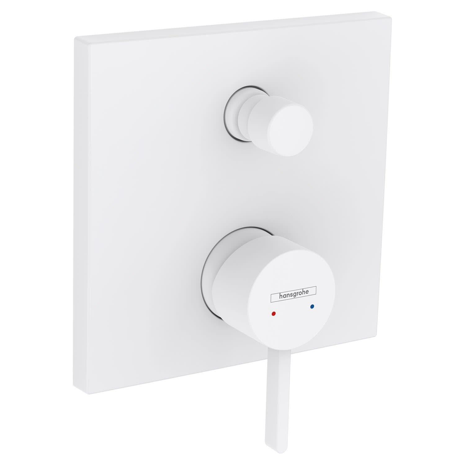 Наружная часть смесителя Hansgrohe Finoris 76415700 с переключателем Белый (143469)