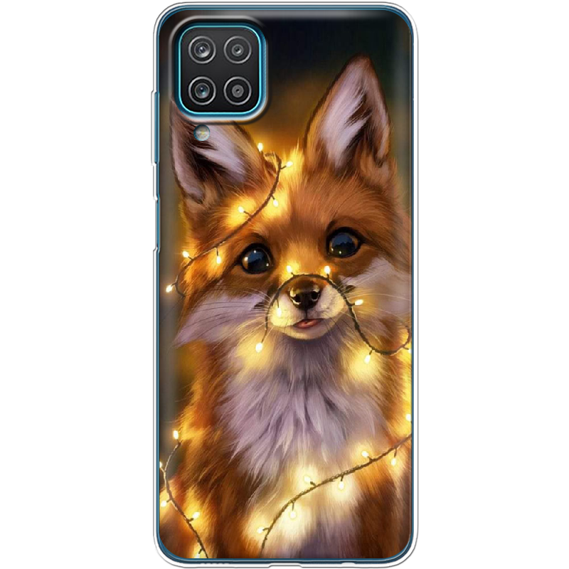 Чохол Boxface Samsung A125 Galaxy A12 Різдвяна Лисичка Прозорий силікон (41506-up2399-41506)