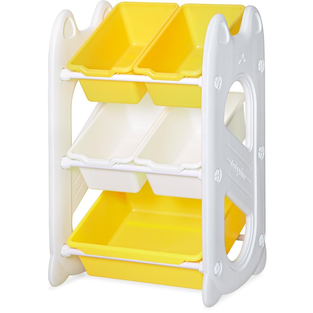 Стеллаж Mealux Coral Mini Yellow (KD-E021 Yellow)