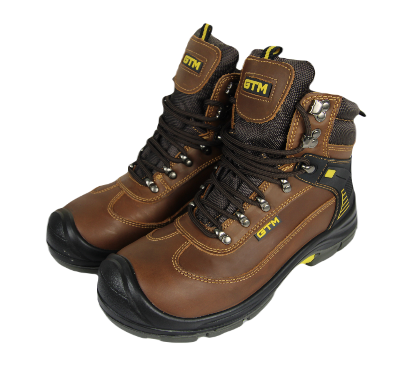 Черевики робочі композитним носком шкіра S1P SRC р. 45 Коричневий (gtm_870511)