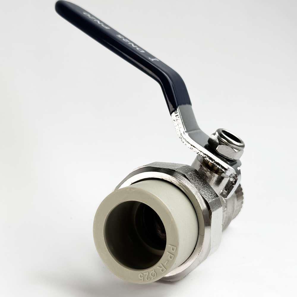 Кран SANTAN шаровой с наружной резьбой 25х3/4" PP-R (53937) - фото 2 Кран SANTAN шаровой с наружной резьбой 25х3/4" PP-R (53937) - фото 2