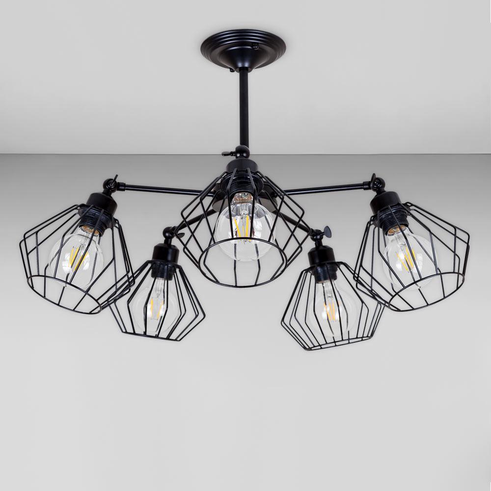 Люстра потолочная Light House LS-18965-5 BK Черный