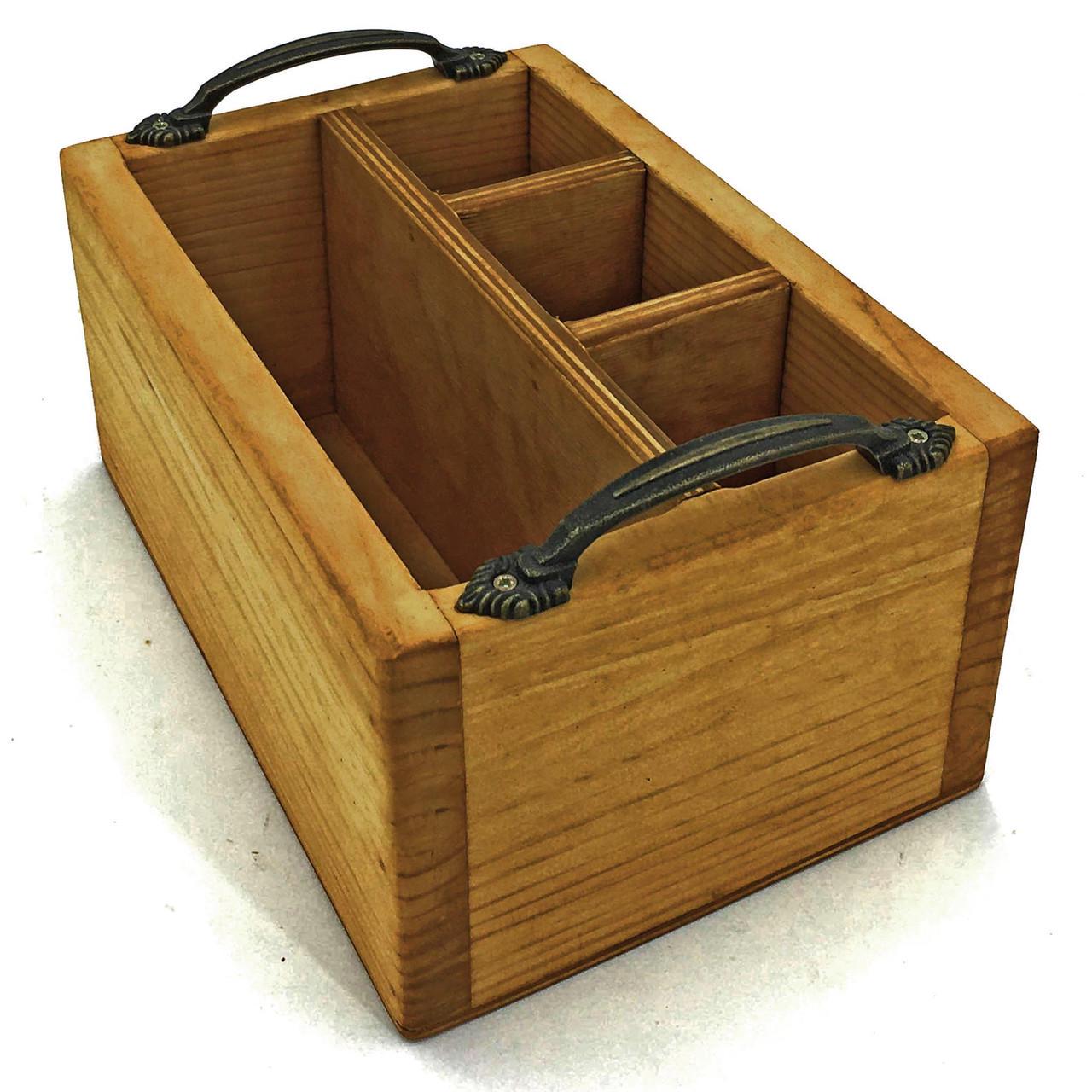 Подставка для столовых приборов из дерева Полло Сиена (Псп-003105)