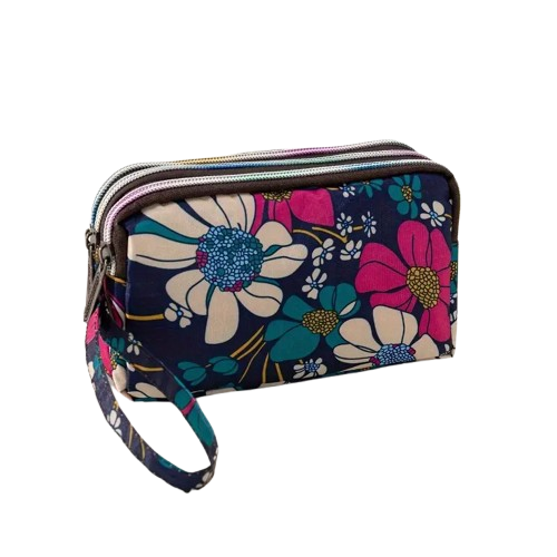 Косметичка женская GlamBag 18х10х6 см Синий (29302202)