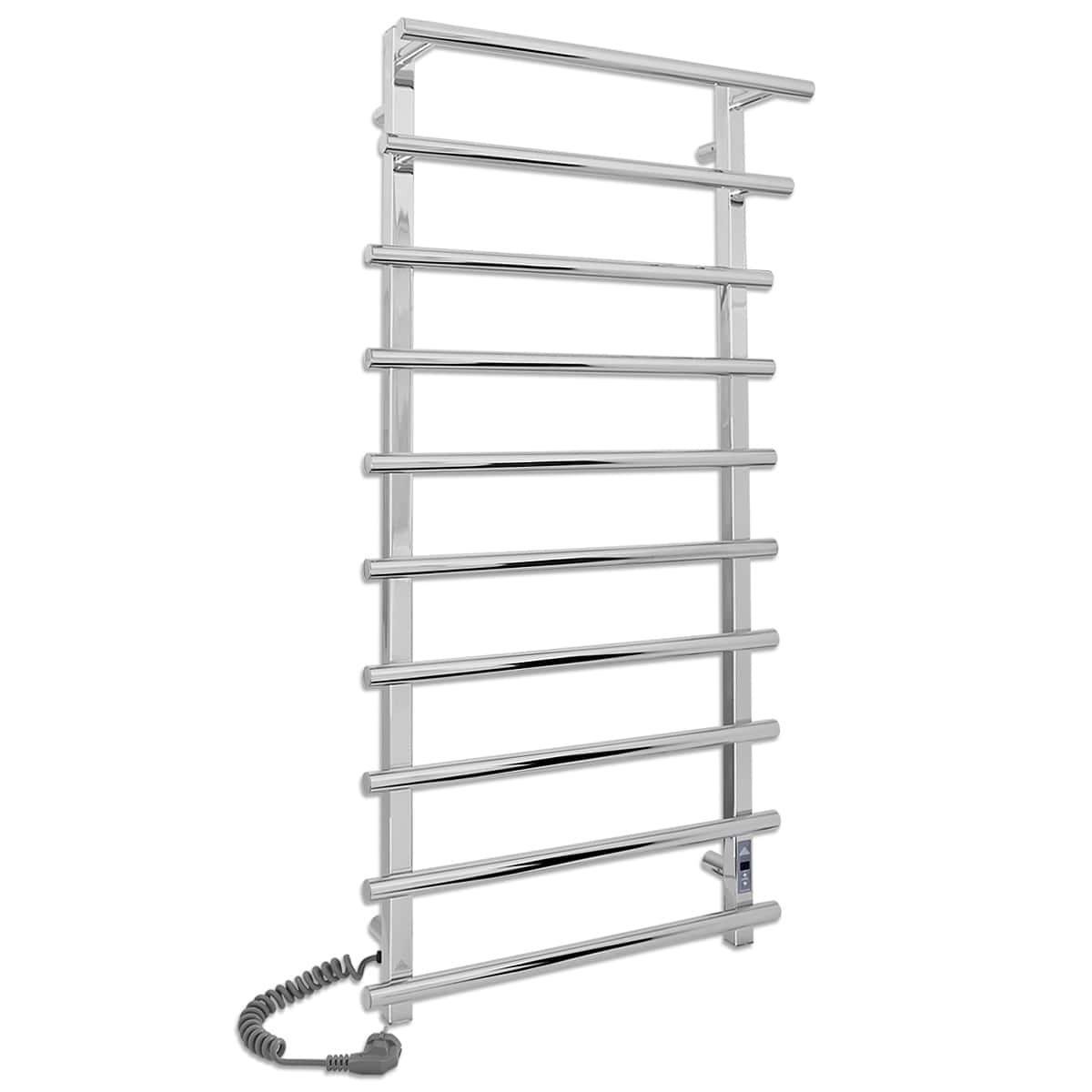 Полотенцесушитель электрический для ванной Laris Каскад Премиум П10 из нержавеющей стали 500х1200 мм Е Хром (147-127-73207368)