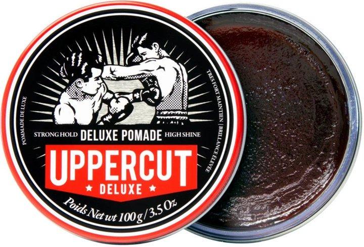 Помада для укладки волос Uppercut Deluxe Pomade STD сильная фиксация блеск 100 г