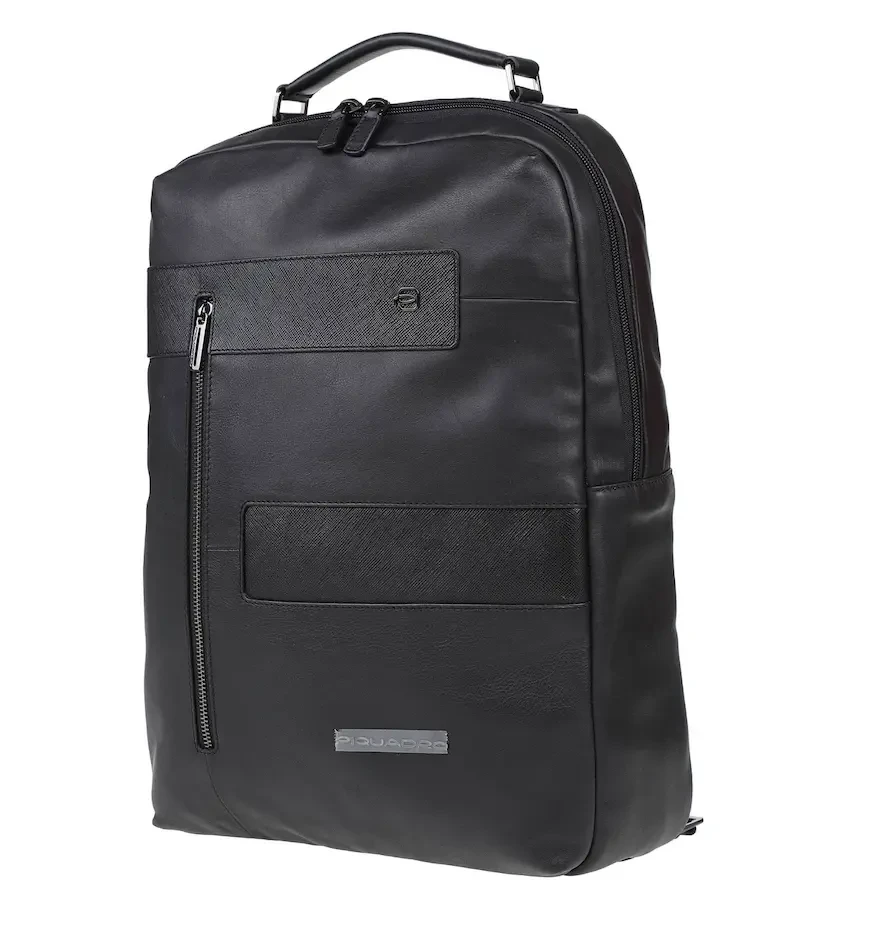 Рюкзак для ноутбука Piquadro диагонали экрана 15" кожа Черный (2141190638)